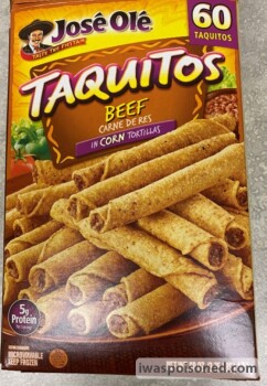 Food Recall JOSÉ OLÉ, Great Value, & CASA MAMITA Brand Taquitos and Chimichangas - Recalled Due to Possible Fore... photo #8