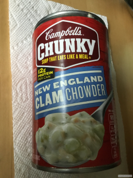 Consumer Review - Food Safety Campbell’s Chunky N.E. Clam Chowder, Canaan, CT, USA Exp. date 2/13/22, Ate one can for lunch at abo... photo #2