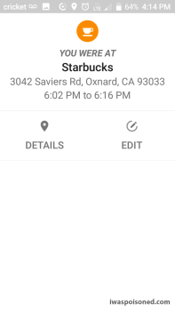 مراجعة المستهلك - سلامة الغذاء Starbucks, Saviers Road, Oxnard, CA, USA I went there on 8/2/20 
@ 6:00 p. M. 
I only ordered "pum... صورة فوتوغرافية #2
