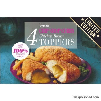Food Recall Iceland Chip Shop Curry Chicken Breast Toppers and Southern Fried Chicken Popsters - recalled becaus... photo #2