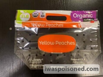 Rappel d'aliments Wawona, Prima, Kroger, Organic Marketside, and Wegmans Bagged Peaches - recalled due to potential Sa... photo #5