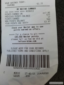 Consumer Review - Food Safety Sainsbury's, Brewery Road, Hoddesdon, UK I bought a curry from there on friday 21st August, I ate th... photo #4