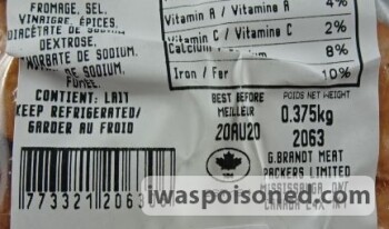 Rappel d'aliments Brandt mini spicy cheese sausage - recalled due to Listeria contamination The CFIA announced the rec... photo #2