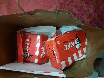 Consumer Review - Food Safety Lakshmipuram, Guntur, Andhra Pradesh, India fried wings & burger i ate around 4pm today,i got loose... photo #1