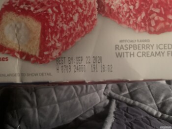 Consumer Review - Food Safety Albertsons, West Ironwood Drive, CDA, ID, USA Hostess raspberry zingers  I ate half a zinger and it... photo #2