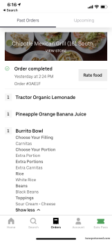 Consumer Review - Food Safety Chipotle Mexican Grill, Eastwood Drive, Woodstock, IL, USA I ended up in the hospital last night fro... photo #1