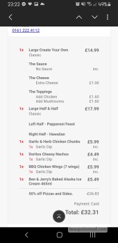 Consumer Review - Food Safety Pizza Hut Delivery, Stockport Road, Denton, Manchester, UK I started getting sick around 1.5 hours a... photo #1