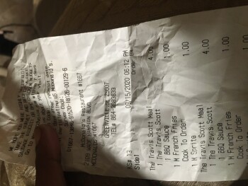 Consumer Review - Food Safety McDonald's, 2109 Wade Hampton Boulevard, Greenville, SC, USA I ate a burger I’m throwing up the meat... photo #2