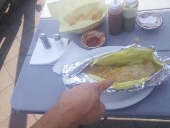 Consumer Review - Food Safety Don Juan's Mexican Restaurant, Blue Lakes Boulevard North, Twin Falls, ID, USA A burrito at a restau... photo #2