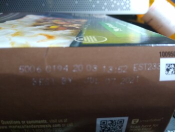 Consumer Review - Food Safety Marie Callender's Beef Shepherd's Pie, Community Markets, 610 Mc Adams Dr, New Carlisle, OH 45344, U... photo #1