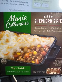 Consumer Review - Food Safety Marie Callender's Beef Shepherd's Pie, Community Markets, 610 Mc Adams Dr, New Carlisle, OH 45344, U... photo #3