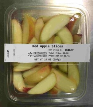Food Recall Walmart Cut or sliced apples, grapes, mangoes, pineapples, and cantaloupe - recalled due to potentia... Foto #6