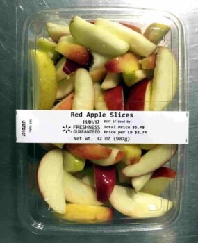 Food Recall Walmart Cut or sliced apples, grapes, mangoes, pineapples, and cantaloupe - recalled due to potentia... Foto #9