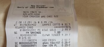 Consumer Review - Food Safety Fred Meyer, 196th Street Southwest, Lynnwood, WA, USA Grapes Purchased grapes early this afternoon a... photo #4