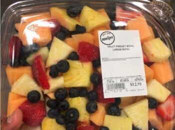 Food Recall Meijer Whole Cantaloupe, Select Cut Cantaloupe Fruit Trays & Bowls - recalled due to Salmonella Comp... photo #3