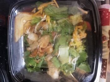 Consumer Review - Food Safety Zaxby's Chicken Fingers & Buffalo Wings, Promenade Boulevard, Flowood, MS, USA Cobb Zalad with mixtu... photo #2