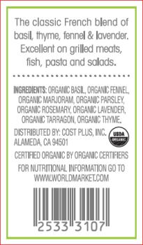 Rappel d'aliments Parsley and Herbes De Provence Sold at Albertons, Walmart,  Safeway & more - recalled due to Salmone... photo #4