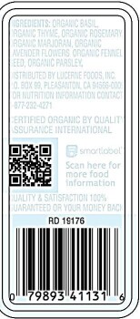 Rappel d'aliments Parsley and Herbes De Provence Sold at Albertons, Walmart,  Safeway & more - recalled due to Salmone... photo #10