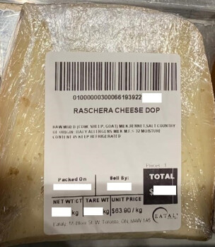 Food Recall Raschera DOP (cheese) - recalled due to Salmonella The CFIA announced the recall of Raschera DOP (ch... photo #2