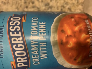 Consumer Review - Food Safety Progresso soup, Las Vegas, NV, USA i just made a can of Progresso tomato and penne soup and didn't e... photo #1