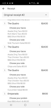Consumer Review - Food Safety Taqueria Tsunami, Johnson Ferry Road, Marietta, GA, USA Uber eats  4 people in the house got sick, 6... photo #2