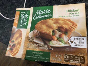 Consumer Review - Food Safety Marie Calender's, Food lion, Virginia, USA Our chicken pot pies tasted like gasoline.  photo #3