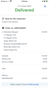 Consumer Review - Food Safety KFC Hartlepool, Marina Way, Hartlepool, UK Me and my friend both had the boneless banquet meal, and... photo #1