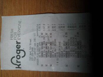 Consumer Review - Food Safety Kroger Marketplace, West 5th Street, Marysville, OH, USA Lettuce It was only me. My boyfriend didn't... photo #2