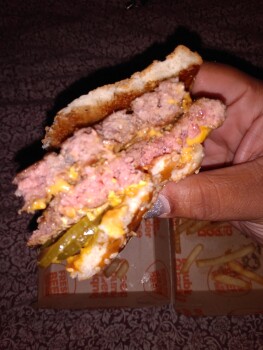 Consumer Review - Food Safety McDonald's, West Centerville Road, Garland, TX, USA Double quarter pounder It was as soon as I got t... photo #2