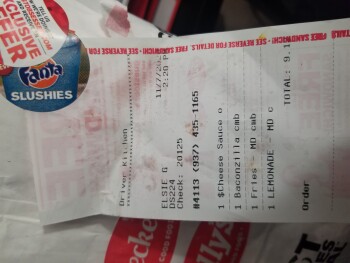 Consumer Review - Food Safety Rally's, North Springboro Pike, Dayton, OH, USA I went through the drive thru and ate my meal around... photo #2