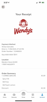 Consumer Review - Food Safety Wendy's, Haggerty Road, Northville, MI, USA Nov. 6th 2020 @ 7:43PM I ordered a Spicy Chicken Sandwic... photo #1