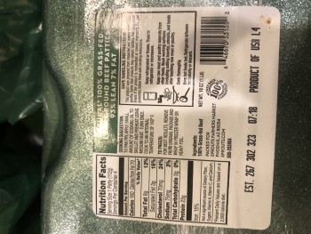 消费者评论 - 食品安全 Grass Fed Hamburger Patty’s, Sprouts Farmers Market, Day Creek Blvd, Rancho Cucamonga, CA, United St... 照片 #2