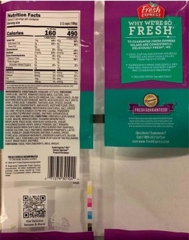 Food Recall Fresh Express Kit Caesar Supreme - recalled due to Escherichia coli STEC 026 Company name: Fresh Exp... photo #2