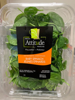 Food Recall Fresh Attitude brand Baby Spinach - recalled due to Salmonella The CFIA announced the recall of Fres... photo #2