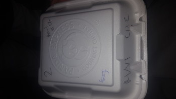 Avaliação do consumidor - Segurança alimentar Panda Express, West Imperial Highway, Brea, CA, USA Orange CHICKEN/broccoli, 2 people,  12hrs before... foto #2