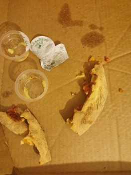 Consumer Review - Food Safety Domino's Pizza - Norwich - North, Waterloo Road, Norwich, UK Hey. So I ordered large vegan pizza wit... photo #2