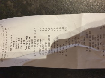 Consumer Review - Food Safety McDonald's Newcastle Trentvale, Newcastle Road, Stoke-on-Trent, UK I had a jerk chicken burger aroun... photo #1