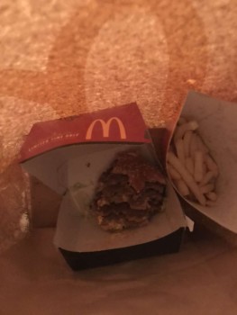 Consumer Review - Food Safety McDonald's Caxton Gibbet, Cambridge, UK fries and a double Big Mac Only 1 person got sick, started 1... photo #1