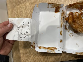 Consumer Review - Food Safety McDonald's, South Woody Guthrie Street, Okemah, OK, USA I ate 1/2 mc ribs while driving on 12/08/202... photo #2