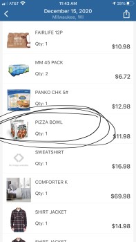 Consumer Review - Food Safety Cauliflower Pizza Bowl, Sam's Club, 8050 N 124th St, Milwaukee, WI 53224, United States Within 10 mi... photo #2