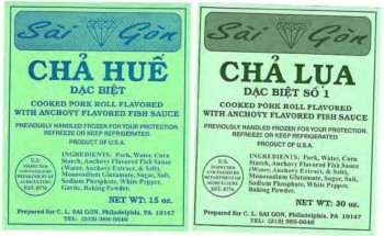 Food Recall CLS Gourmet CL Saigon Food Company Meat Products - recalled due to produced without benefit of inspe... photo #2