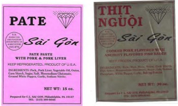 Food Recall CLS Gourmet CL Saigon Food Company Meat Products - recalled due to produced without benefit of inspe... photo #4