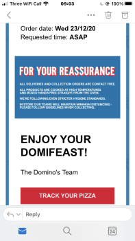 Consumer Review - Food Safety Domino's Pizza - Newport (Isle of Wight), Saint James' Street, Newport, UK Me and my partner ate a l... photo #2