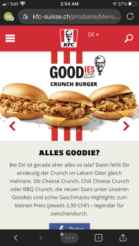 Consumer Review - Food Safety Kentucky Fried Chicken, Welle 7, Schanzenstrasse, Bern, Schweiz Ich habe am 23.12.2020 am Mittag bei... photo #1
