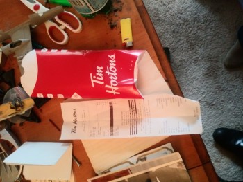 Verbraucherbewertung – Lebensmittelsicherheit Tim Hortons, Grandview Highway, Vancouver, BC, Canada FOOD POISONING ATE A fAJITA WITH SAUSAGEW. 1 P... Foto #3