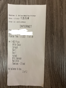 Consumer Review - Food Safety MOD Pizza, 6622 Fannin Street, Houston, TX, USA My toddler ate pizza for lunch. Spiked a high fever... photo #2