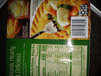 Consumer Review - Food Safety Marie Callender's Chicken Pot Pie, Walmart Supercenter, 8000 Lakeland Ave N, Brooklyn Park, MN 55445... photo #3