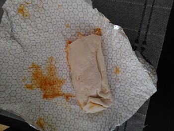 Consumer Review - Food Safety Blake's Lotaburger, North Main Street, Roswell, NM, USA This morning I bought a carne adovada burrit... photo #1