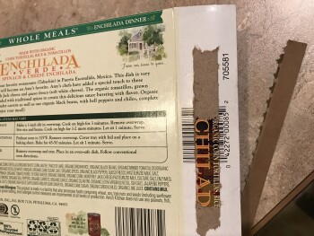Consumer Review - Food Safety Amy’s Kitchen frozen enchiladas, Walmart Supercenter, West State Street, Garden City, ID, USA Horrib... photo #2
