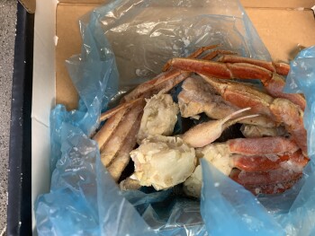 Consumer Review - Food Safety Snow Crab, Sam's Club, West Main Street, Lewisville, TX, USA At first we didn’t know... I woke up th... photo #1